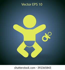 Baby vector illustration