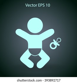 Baby vector illustration