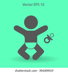 Baby vector illustration