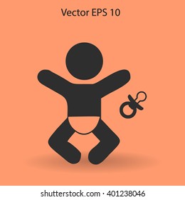 Baby vector illustration