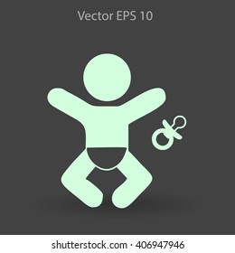 Baby vector illustration