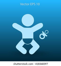 Baby vector illustration