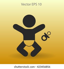 Baby vector illustration