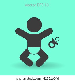 Baby vector illustration