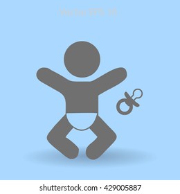 Baby vector illustration