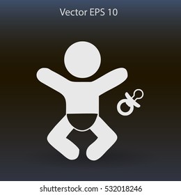 Baby vector illustration