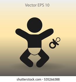 Baby vector illustration