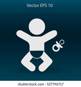 Baby vector illustration