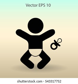 Baby vector illustration