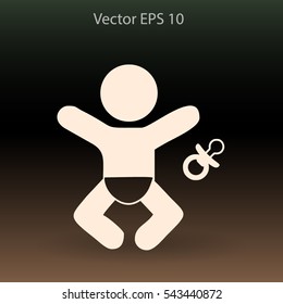 Baby vector illustration