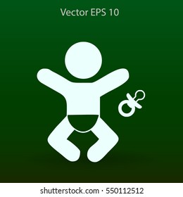 Baby vector illustration