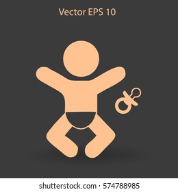 Baby vector illustration