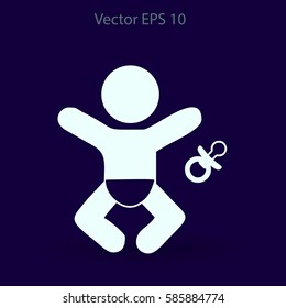 Baby vector illustration