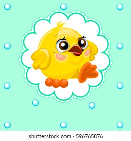 Baby vector illustration chick