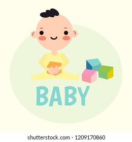 a baby vector illustration cute