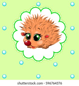 Baby vector illustration hedgehog