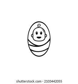 baby vector logo icon template for your business editable 