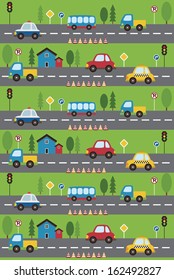 baby vehicle pattern design. vector illustration