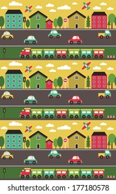 baby vehicle pattern design. vector illustration