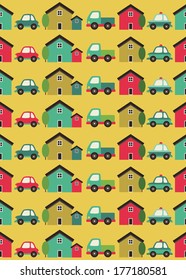 baby vehicle pattern design. vector illustration