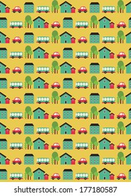 baby vehicle pattern design. vector illustration