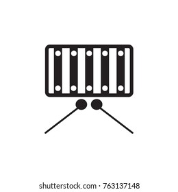 Baby vibraphone marimba icon. Toy element icon. Premium quality graphic design icon. Baby Signs, outline symbols collection icon for websites, web design, mobile app on white background