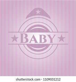  Baby vintage pink emblem