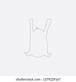 baby walker icon vector