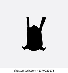 baby walker icon vector