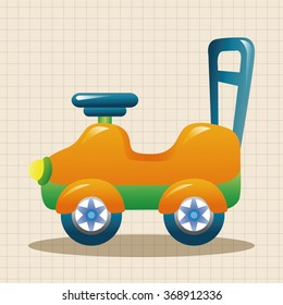 Baby walker theme elements