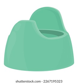 Baby wc icon cartoon vector. Child potty. Kid training