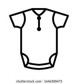 Baby wear icon vector sign and symbol on trendy design