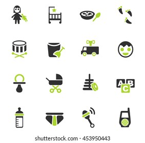 baby web icons for user interface design