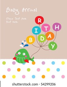 baby whale arrival tag