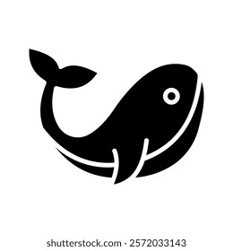 Baby whale icon color editable