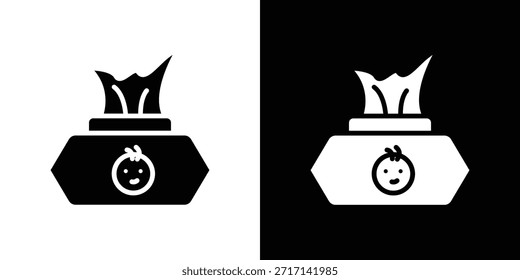 baby wipe icon vector design element vector eps 10