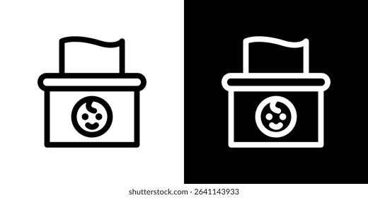 baby wipe icon vector simple element illustration editable