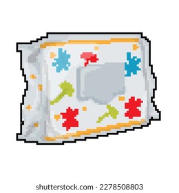 baby wipe wet game pixel art retro vector. bit cash baby wipe wet video arcade. old vintage illustration