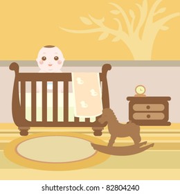 baby wooden room