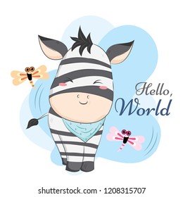 Baby Zebra Jail Pattern