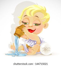 Baby zodiac - sign Aquarius