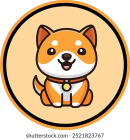 moeda de babydoge - ilustrações logotipo de criptomoeda de babydoge em fundo abstrato. Ilustrações em 3d.