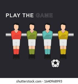 Babyfoot sport  illustration, tee shirt graphics, vectors, typography