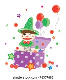Babyish looking Jack in the box design