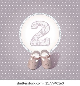 baby's birthday poster