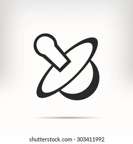 Baby's Dummy Vector icon