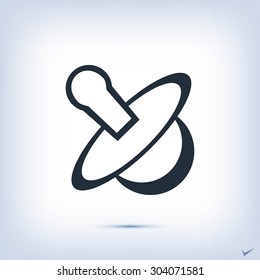 Baby's Dummy Vector icon
