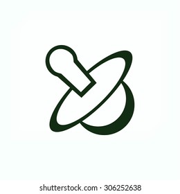 Baby's Dummy Vector icon