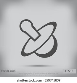 Baby's Dummy Vector icon