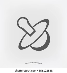 Baby's Dummy Vector icon